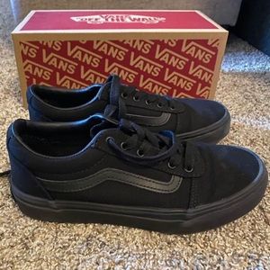 Vans sneakers, worn 1 time, size 3Y